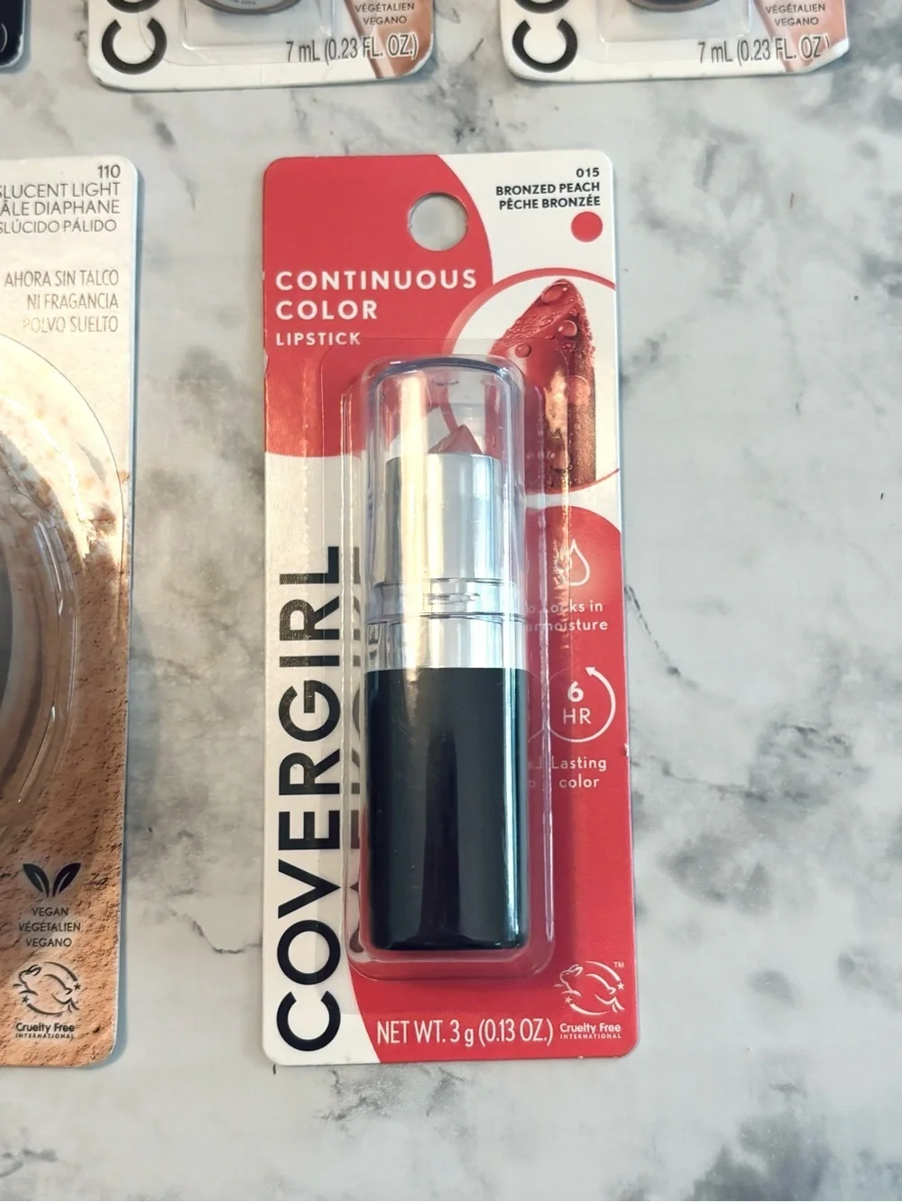 NWT Covergirl Lot of 6 Makeup Items Lipstick Powder Concealer Eyeliner